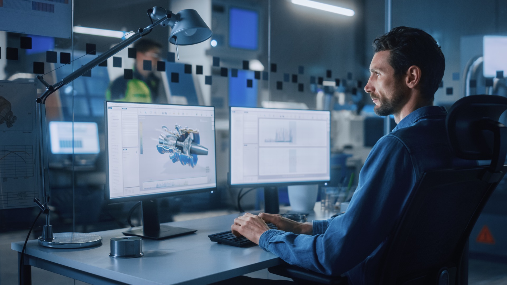 industrial-engineer-solving-problems-working-on-a-personal-computer-picture-id1357436715